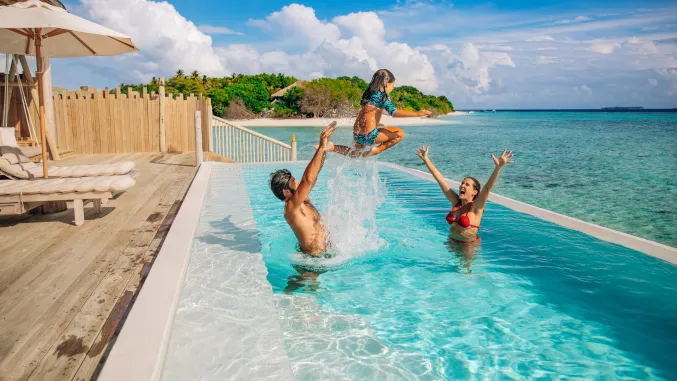 Best Maldives Hotels for Families | Maldives luxury resort Maldives overwater villa private island hotel beach ocean travel | Jetset Select