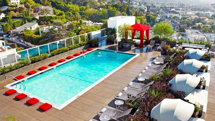 Andaz West Hollywood luxury hotel on the Sunset Strip, one of the best hotels in Los Angeles and a five-star modern stay among Los Angeles California luxury hotels for travelers deciding where to stay in Los Angeles.
