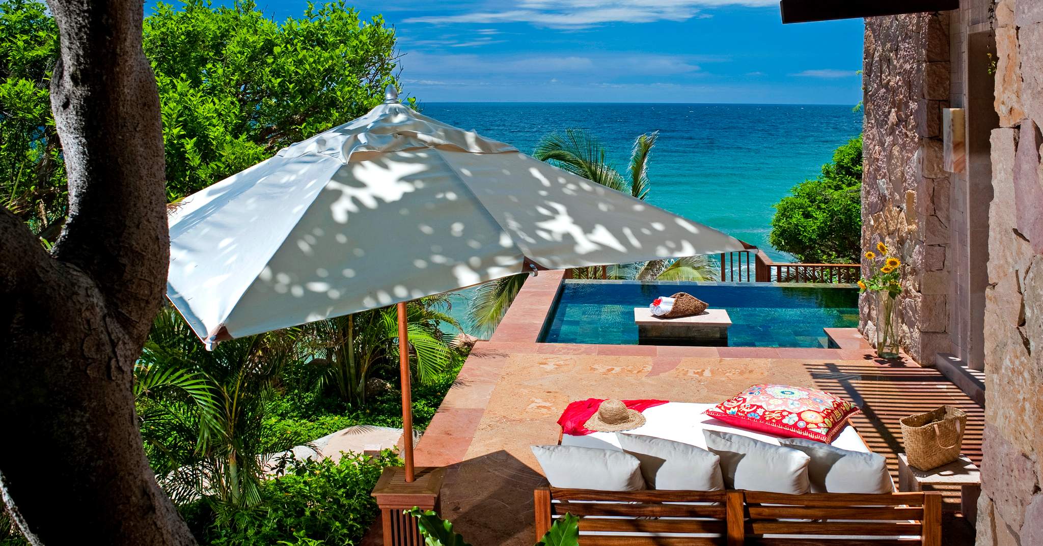 Imanta Punta de Mita private casita with ocean and jungle views, a secluded nature-led luxury resort on the Riviera Nayarit coast.