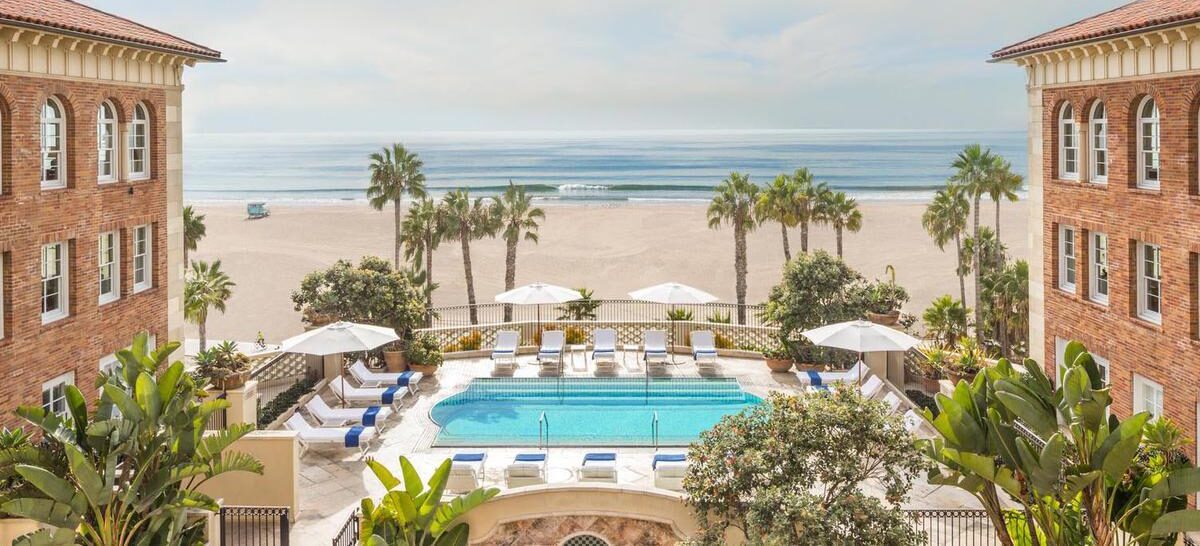 Hotel Casa del Mar luxury beachfront hotel in Santa Monica, one of the top Los Angeles beach hotels and oceanfront hotels in California.
