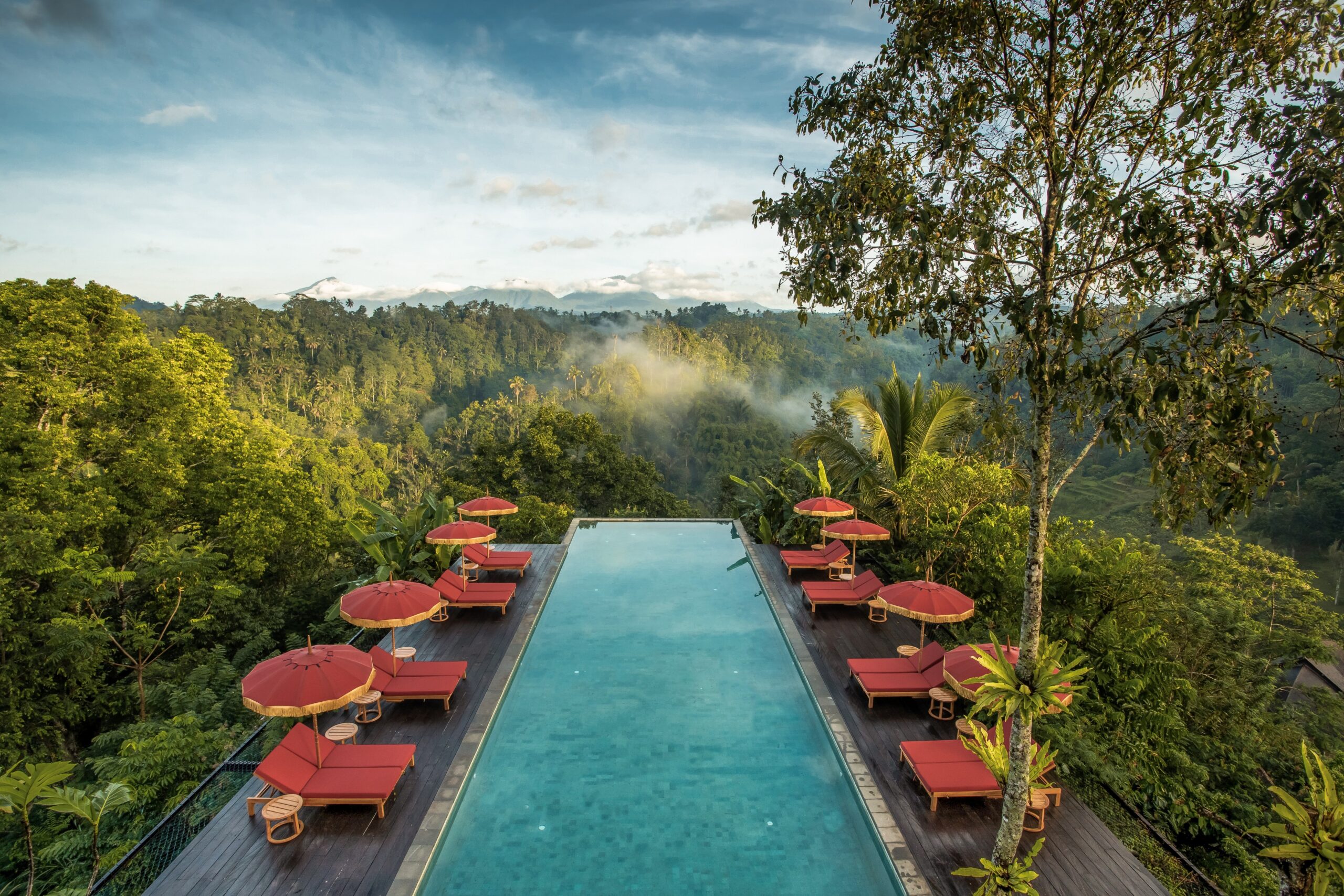Mandapa, a Ritz-Carlton Reserve in Ubud, Bali, featuring private pool villas set along the Ayung River, a signature spa, and refined dining, representing one of the best luxury hotels and resorts in Bali, Indonesia, for travelers deciding where to stay in Bali.