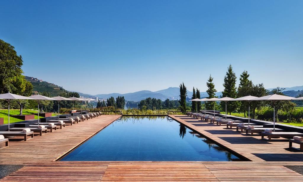 Six Senses Douro Valley Portugal overlooking the Douro River, showcasing the Six Senses Douro Valley Spa and luxury resort setting, one of the most refined Portugal resorts and leading Six Senses Portugal destinations among top hotels in Portugal.